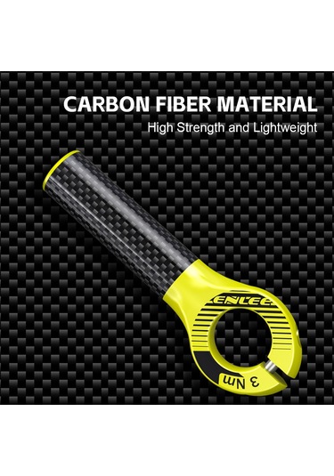 Karbon Fiber Bisiklet Gidon Dağ Bisikleti Gidon Kavrama Y28013y Sarı Sarı