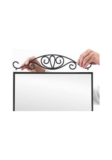 Karmsund Masa-makyaj Aynası Siyah 27x43 Cm Tepsili Ayna Siyah