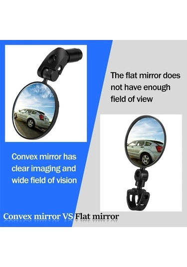 Yifomall Sones Bisiklet Geniş Görüş Geribakış Aynası - 360 Derece Döner, Hd Anti-glare, Tüm Kollara Uyumlu, Yüksek Güvenlik