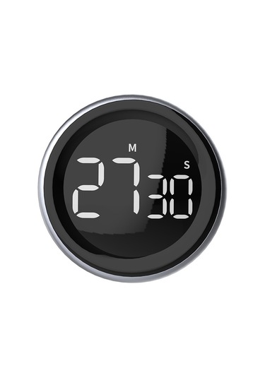 Symbee Siyah Manyetik Dijital Zamanlayıcı, Büyük Ekranlı Led Lcd, Çabuk Ayar, Yüksek Sesli Alarm, Mutfak-çalışma-çerez Zamanlayıcı