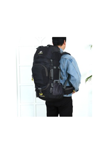 Weikani Çok Amaçlı Suya Dayanıklı 60l Outdoor Sırt Çantası Siyah