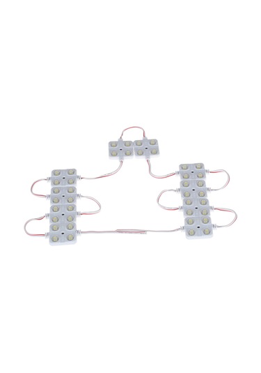 Dofolink 12v 40 Led Işık Seti - 10 Modüllü, Araç İçi/boat/caravan Aydınlatması, Kolay Kurulum, Enerji Verimli Beyaz Işık Diğer