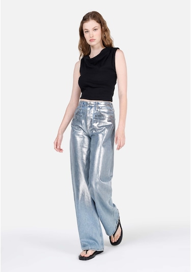 Colins 970 Berry Regular Fit Yüksel Bel Geniş Paça Kadın Denim Jean Pantolon Cl1070709 Q1.v1 Dn40279 Denim Colins 970 Berry Regular Fit Yüksel Bel Geniş Paça Kadın Denim Jean Pantolon Cl1070709 Q1.v1 Dn40279 Denim