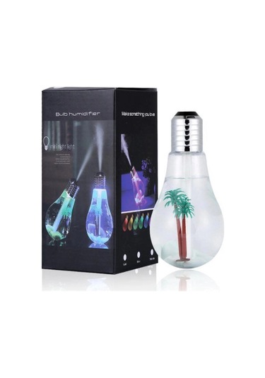 Hava Nemlendirici Ampul Görünümlü Hazneli Buhar Makinesi 400 Ml. 5365