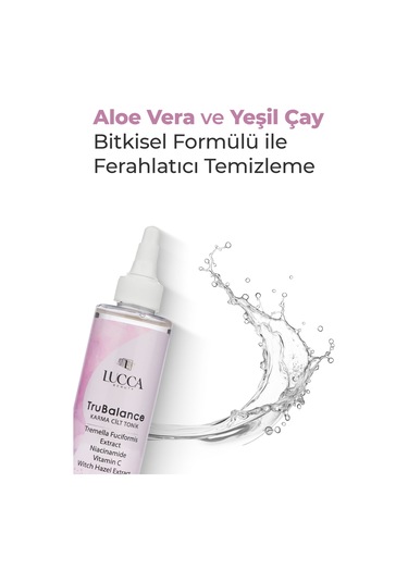 Lucca Beauty Trubalance Karma Ciltler için Tonik 200 ML