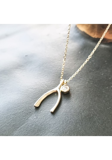 Altın Pırlantalı Lades Kemik Kolye As984klr2t2 Altınsepeti