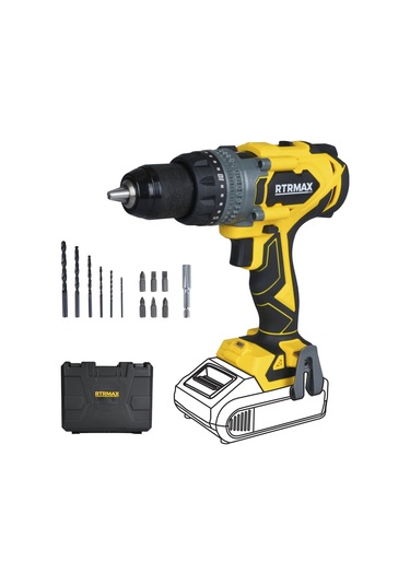 Rtrmax RTX3020B Şarjlı Darbeli Matkap Kömürsüz 150Nm - Akü Hariç