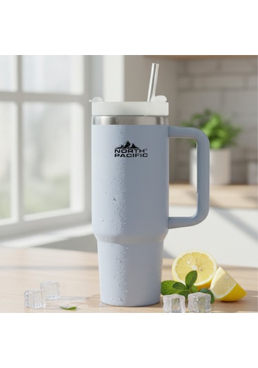 Pipetli Termos - 900 Ml Mavi