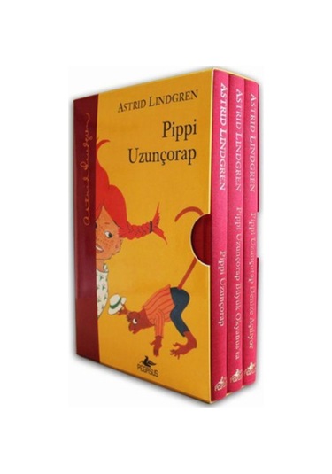 Pippi Uzunçorap Serisi Kutulu Set (3 Kitap)