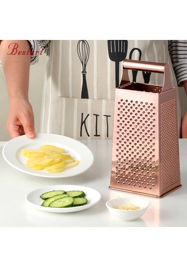 Symbee Ev Mutfakları İçin Çelik Dört Yönlü Sebze Dilimleyici: Salatalık, Patates, Sarımsak Ve Daha Fazlası İçin Pratik Kesi Tool A199 Diğer