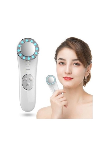 Yüz Masajı Gençleştirme Cihazı Kırışıklıkları Temizleme Ve Cilt Sıkılaştırma Cilt Bakım Araçları Kaldırma Masaj Makinesi Led Maskesi 8bpb4z Beyaz