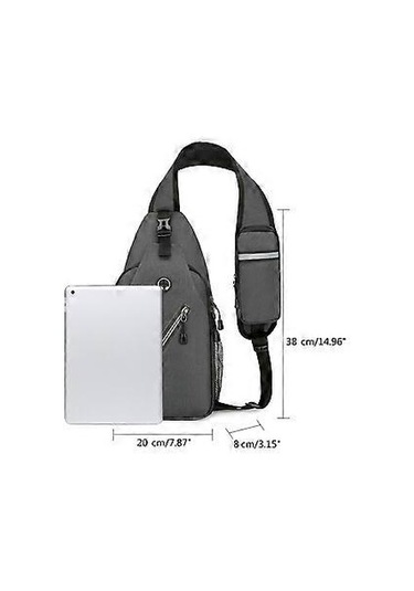 Çok İşlevli Göğüs Çantası Erkek Moda Trendi Su Geçirmez Omuz Çantaları Günlük Su Geçirmez Hafif Postacı Çantası Kırmızı Kırmızı