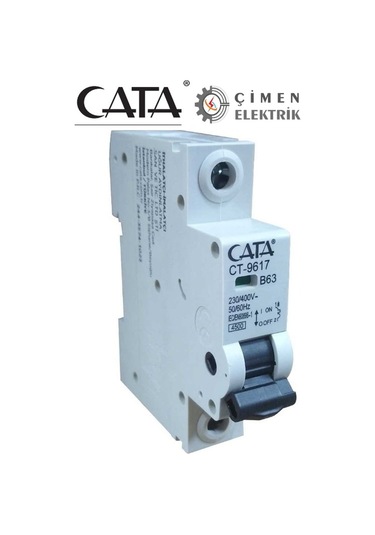 Cata Ct 9617 1x63a 4.5ka B Tipi Otomatik Sigorta