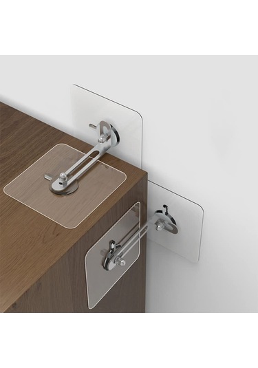 6 Adet Delme Gerektirmeyen Mobilya Duvar Dübeli - Duvar Montaj Kitiyle Mobilya Devrilmez Diğer