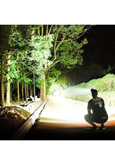 Ranyeek Usb Şarjlı 8 Led'li Multifonksiyonel Kafa Lambası - 2x1200mah Pil İle Outdoor, Bisiklet Ve Gece Sürüşü Için Uzun Menşeli Aydınlatma Çok Renkli