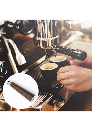 Suntek Portafilter Kahve Makineleri Aracı Espresso Makinesi E İçin Katı Ahşap Saplı