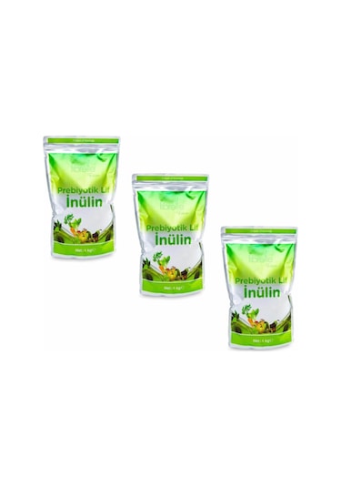 Fibrelle Prebiyotik Lif Doğal İnülin Hindibağ 1 Kg X 3