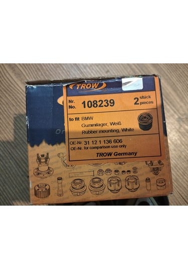 E32 E34 Üst Salıncak Burcu Takımı Beyaz Trow