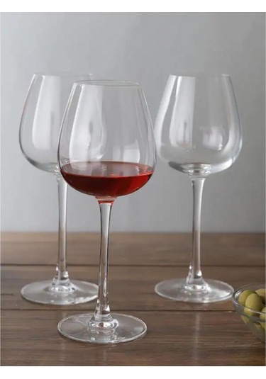 CAM KADEH 3 LÜ SET VE 1 ADET ŞARAPLIK VE BARDAK KURUTUCU RAF