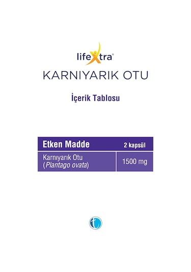 Lifextra Karnıyarık Otu 750 MG 120 Kapsül