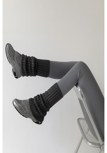 Basic Kalın Pamuk İçerikli Tozluk Antrasit