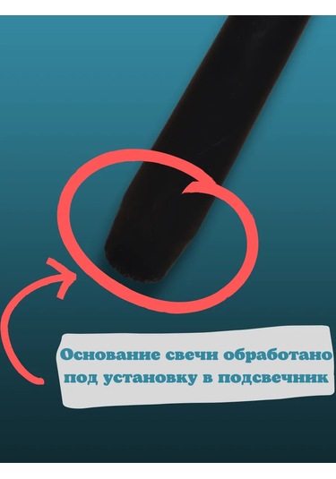 Kandlefo Konik Ağlayan Tam Renkli Mumlar 340982284 Siyah