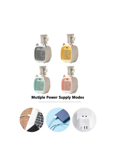 Jialan 3 Hız Taşınabilir Soğutucu Fan Mavi, 190 Ml Evaporatif