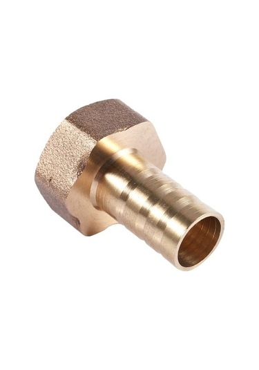 Trendooze 12mm Hortum Bağlantı Konnektörü 1/2bsp Dişi Adaptör, Altın 2831 - Özel Tasarım Diğer