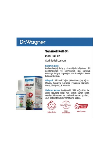 Dr. Wagner Sensirol Roll-On Deodorant 20 ML + Buzy Spray 100 ML