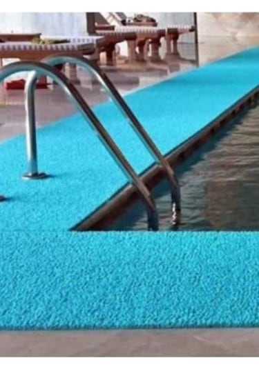 Kırmızı Kıvırcık Plastik Paspas, Dış Mekan İçin Paspas, 1x7