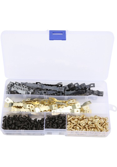 120pcs Picture Hanger Set With 240 Screws Standart