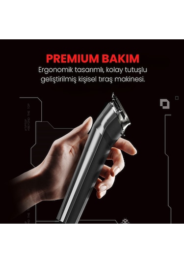 Enchen Beardo Çok Fonksiyonlu Tüm Vücut İçin Uygun Şarjlı Saç Ve Tıraş Makinesi