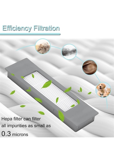 Ecovacs Deebot Ozmo T8/t8 Aivi/n8/n8 Pro Plus Robot Süpürge Ana Fırça Yan Fırça Filtresi İçin Yedek Parçalar