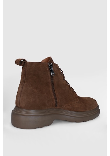 Marvın Erkek Deri Bot Deve Tüyü Deve Tüyü