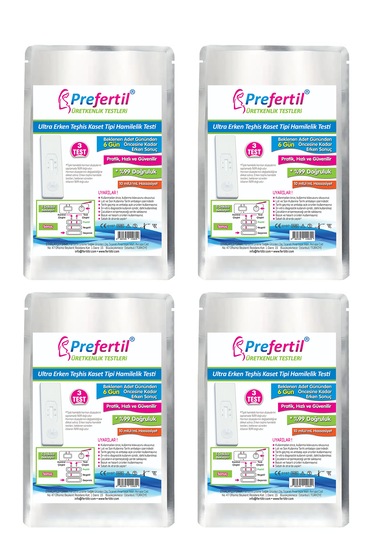 Ultra Erken Gebelik/hamilelik Kaset Test - 4 Paket 12 Test