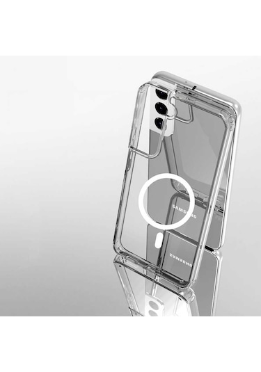Teknomoda Samsung Galaxy S22 Kilif Magsafe Uyumlu Manyetik Seffaf Kapak 563272858