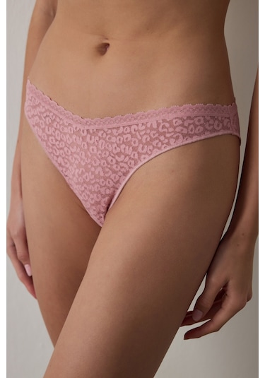 Penti Lila Easy Lace Dantel V Model Slip Külot