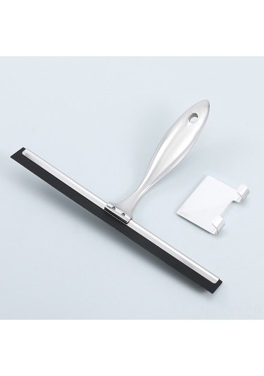 Teltree Ev Ve Ticari Kullanım İçin Paslanmaz Çelik Cam Silici, Tek Taraflı Temizleme, Özellikli Kollü Ve Özlü Lastik Ucu + Kareli Yapıştırıcı Kanca Diğer