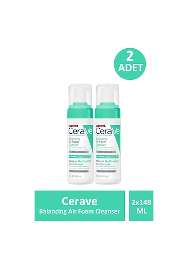 Cerave Balancing Air Foam Cleanser 148 Ml 2 Adet