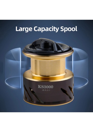 Mufunye Ultra Hafif 4+1 Bilyalı Döndürmeli Makara 5.2:1 Metal Gövdeli Balık Avı Makinesi