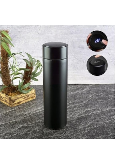 Tohana Led Dereceli Termos Matara 500Ml Siyah Thn-75251