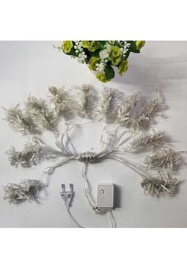 Dancemonkey Led Perde Işıkları 240 Led Pencere Perdesi Işık Dizisi Düğün Partisi Bahçe Çok Renkli