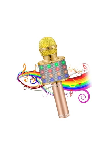 Novahub Pratik Ve Kompakt Mikrofonla Eğlenceli Anlar: Stereo Ses, Led Işıklı, Aux Ve Usb Destekli