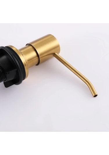 Yeşil Bronz-altın Sabunluk Paslanmaz Çelik Siyah Mutfak Lavabo Sıvı Sabunluk Şişe Mutfak Aksesuarları 500 Ml Dahili Pompalar