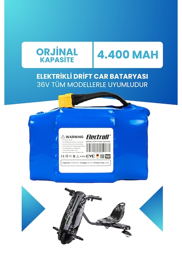 Drift Car Bataryası 36v 4.400mah Standart Kapasite