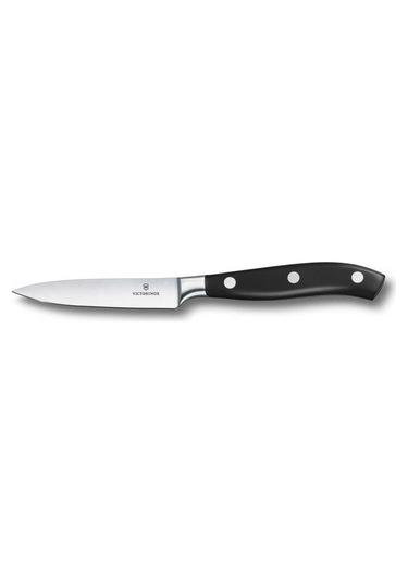 Victorinox 7.7203.10g Grand Maître 10cm Siyah Dövme Çelik Soyma Bıçağı, Hediye Kutulu Çok Renkli