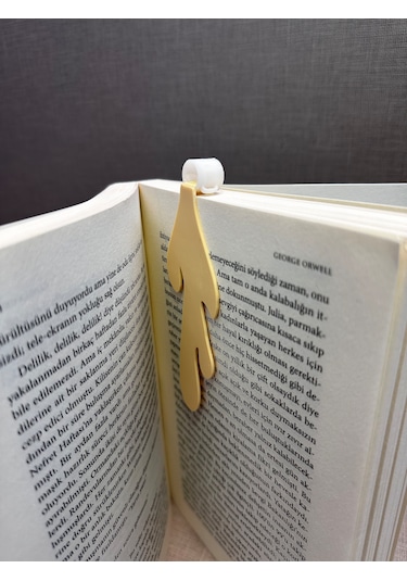 Latte Kitap Ayracı Kitap Ayracı - Kitap - Kahve - Modern