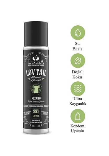 Luxuria Lovtail Kokteyl Keyfi Aromalı Kayganlaştırıcı Jel Seti