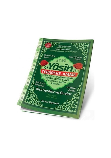 41 Yasin Tebareke  Amme - Hatice Sağlam - Huzur Yayınevi