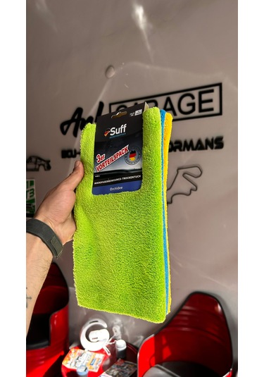 Suff Mikrofiber Yumuşak Cila Ve Kurulama Bezi 3 Lü 32x32cm